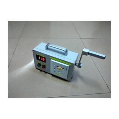 手摇便携户外发电机输出220V 24V12V5V手机充电应急照明